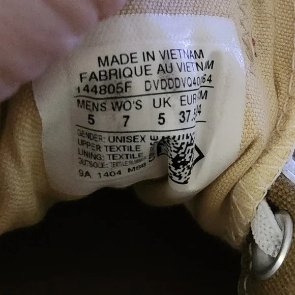 Olive Green Converse Sneakers - Picture 6 of 6